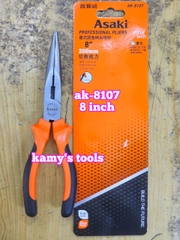 Kìm nhọn kiểu đức Asaki 6 inch 8 inch AK-8105 AK-8107, kềm nhọn