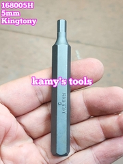 Mũi vít đóng lục giác H4 H5 H6 H8 dài 80mm Kingtony Model 168004H 168005H 168006H 168008H