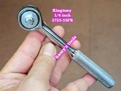 Cần tuýp siết tự động 1/4 inch Kingtony 2725-55FR đầu tròn dài 140mm