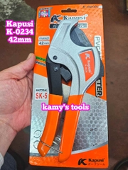 Kéo cắt ống nhựa Kapusi 42mm K-0234 dài 220mm thép SK-5