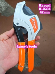Kéo cắt ống nhựa Kapusi 42mm K-0234 dài 220mm thép SK-5