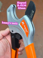Kéo cắt ống nhựa Kapusi 42mm K-0234 dài 220mm thép SK-5