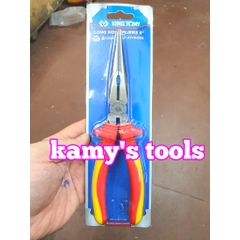 Kìm mũi nhọn cách điện 1000V Kingtony 8" model 6318-08A