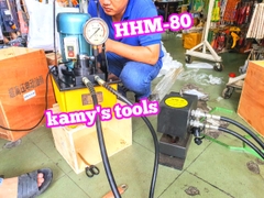 HHM-80 Máy đột lỗ thủy lực TLP  50 tấn họng sâu 115mm đột lỗ 16mm 18mm 22mm 25mm