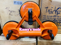 Hít kính kít gạch hít sàn 2 chân( 2 chạc) K-4012 và 3 chân( 3 chạc) K-4013 , hút kính Kapusi