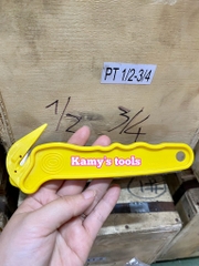 Dao cắt màng quấn PE, bóng khí,túi nylon (màu vàng)