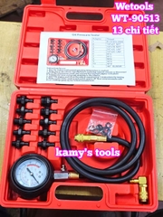 Bộ đồng hồ kiểm tra áp suất dầu nhớt động cơ 13 chi tiết Wetools WT-90513