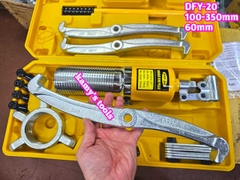 Cảo thủy lực 20 tấn Wetools DYF-20 mở 100-350mm, vam thuỷ lực 2 chấu 3 chấu 20 tấn