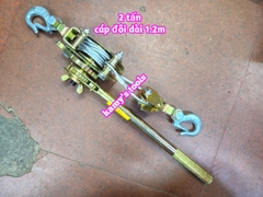 Kích căng cáp 2 tấn cáp đôi dài 1.2m Pat Ngk