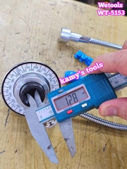 Dụng cụ đồng hồ đo góc quay lực siết bulong đồng hồ đo góc siết có kẹp 1/2 inch Wetools WT-5153