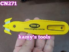 Dao rọc thùng carton cắt màng quấn pe mở bao bì CN271 Ybico đài loan