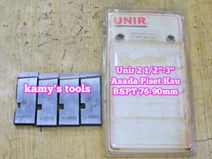 2 1/2-3 inch Dao tiện ren ống Asada Ksu Piset hiệu Unir BSPT hệ BSPT 76mm-90mm WTUA-0203