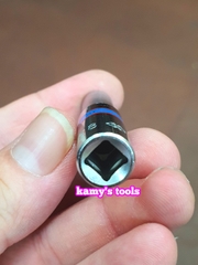 Đầu tuýp đầu khẩu E 1/4 inch dài 50mm Kingtony E4 E5 E6 E7 E8 model 227504M 227505M 227506M 227507M 227508M