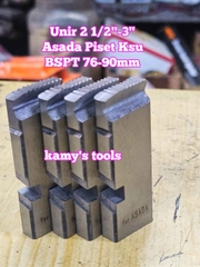 2 1/2-3 inch Dao tiện ren ống Asada Ksu Piset hiệu Unir BSPT hệ BSPT 76mm-90mm WTUA-0203