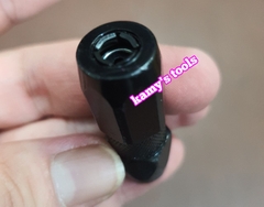 Đầu bơm mỡ đen bôi trơn áp suất cao 1/8 inch dài 45mm