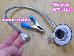 Dụng cụ đồng hồ đo góc quay lực siết bulong đồng hồ đo góc siết có kẹp 1/2 inch Wetools WT-5153