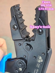 Kìm bấm cos lục giác đầu nối cáp đồng trục camera Fasen HS-05H đường kính 1.72-8.1mm dài 9 inch 235mm