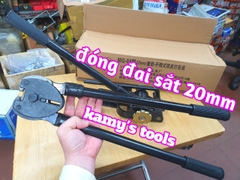 Bộ dụng cụ đóng đai thép 16mm 19mm model MG-95, siết và bấm kẹp đai thép 2 chấu