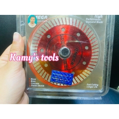 Lưỡi cắt bê tông đá hoa cương bóng kiếng mable hiệu Omega 100mm và 125mm