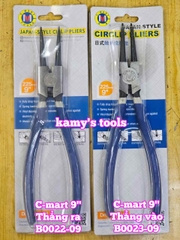 Kìm mở phe C-mart dài 9 inch 230mm thẳng ra B0022-09 thẳng vô B0023-09