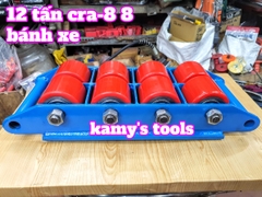con rùa lăn máy 12 tấn model CRA-8 8 bánh xe, rùa chuyển hàng