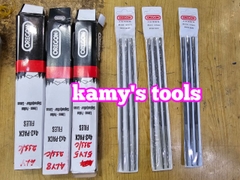 Giũa dũa cưa xích tròn Oregon 4mm 4.8mm 5.5mm (1 vĩ 3 cây)