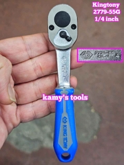 Cần tuýp siết tự động 1/4 inch Kingtony 2779-55G dài 134mm