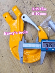 Móc cẩu chốt lưỡi gà 3.15 tấn dùng cho 8-10mm Wetools WTCH-0310