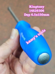 Tua vít đóng đầu dẹp Kingtony 6.5mm dài 150mm 6.5x150mm 14826506