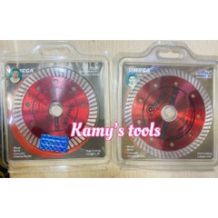 Lưỡi cắt bê tông đá hoa cương bóng kiếng mable hiệu Omega 100mm và 125mm