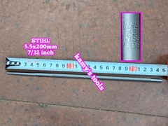 Giũa dũa tròn mài lưỡi cưa xích 5.5mm 7/32 inch STIHL dài 200mm