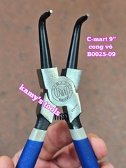 Kìm mở phe C-mart dài 9 inch 230mm cong ra B0024-09 cong vô B0025-09