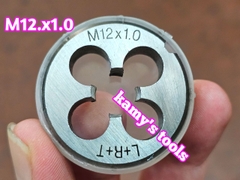 Bàn ren M12x1.0 M12x1.25 M12x1.5 M12x1.75 L+R+T (LRT) dụng cụ tạo ren ngoài bulong