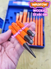 Bộ đục sắt đột lỗ lấy dấu 12 chi tiết Wadfow WCC8312