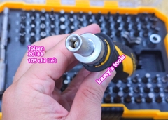 Bộ tua vít tự động cán đảo chiều trái phải 72 răng 105 chi tiết Tolsen 20188