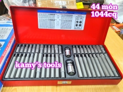 Bộ đầu mũi vít lục giác sao mở mec 44 món Kingtony model 1044CQ