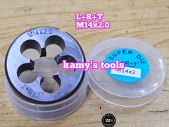 Bàn ren M14x1.25 M14x1.5 M14x2.0 L+R+T (LRT) dụng cụ tạo ren ngoài bulong