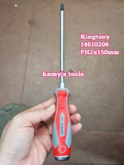 Tua vít đóng bake dẹp Kingtony PH2 6mm dài 150mm model 14610206 và 14626506