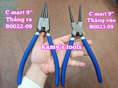 Kìm mở phe C-mart dài 9 inch 230mm thẳng ra B0022-09 thẳng vô B0023-09