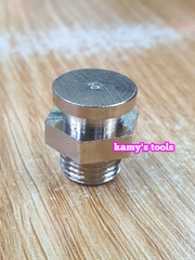 Vú mỡ gài đầu tròn đầu bằng 16mm tán 16.7mm răng 9.6mm và 12.6mm