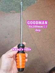 Tua vít cán gai Goodman 6mm dài 100mm 150mm 200mm bake dẹp 6x100mm 6x150mm 6x200mm 91604STM 91606STM 91608STM 91604PH 91606PH 91608PH