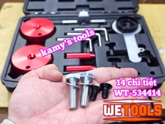 Bộ dụng cụ cân cam dưỡng đặt cam xe Ford Ranger Everest Bi Turbo 2.0 TDCi EcoBlue Transit Wetools 14 chi tiết WT-534414
