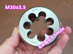 Bàn ren M30x3.5 30x3.5 L+R+T (LRT) dụng cụ tạo ren ngoài bulong