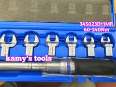 Cần siết lực Kingtony 60-340Nm 345203D11MR 1/2 inch 9 cờ lê miệng 13-30 mm