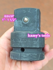 1 inch ra 1-1/2 inch Đầu chuyển đầu biến đen Kingtony 8869P 25mm ra 38mm