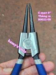 Kìm mở phe C-mart dài 9 inch 230mm thẳng ra B0022-09 thẳng vô B0023-09