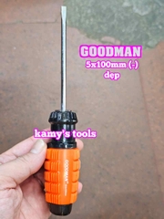 Tua vít cán gai Goodman 5mm dài 100mm 150mm 200mm bake dẹp 5x100mm 5x150mm 5x200mm 91504PH 91504STM 91506PH 91506STM 91508PH 91508STM