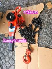 Pa lăng xích lắc tay Nitto 1 tấn 3m (3 mét) VR-10 xích chuẩn G80 cao cấp