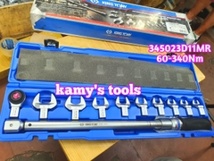 Cần siết lực Kingtony 60-340Nm 345203D11MR 1/2 inch 9 cờ lê miệng 13-30 mm