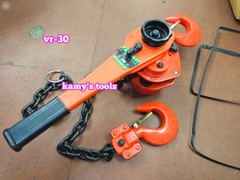 Pa lăng xích lắc tay Nitto 3 tấn 1.5m (1.5 mét) VR-30 cao cấp